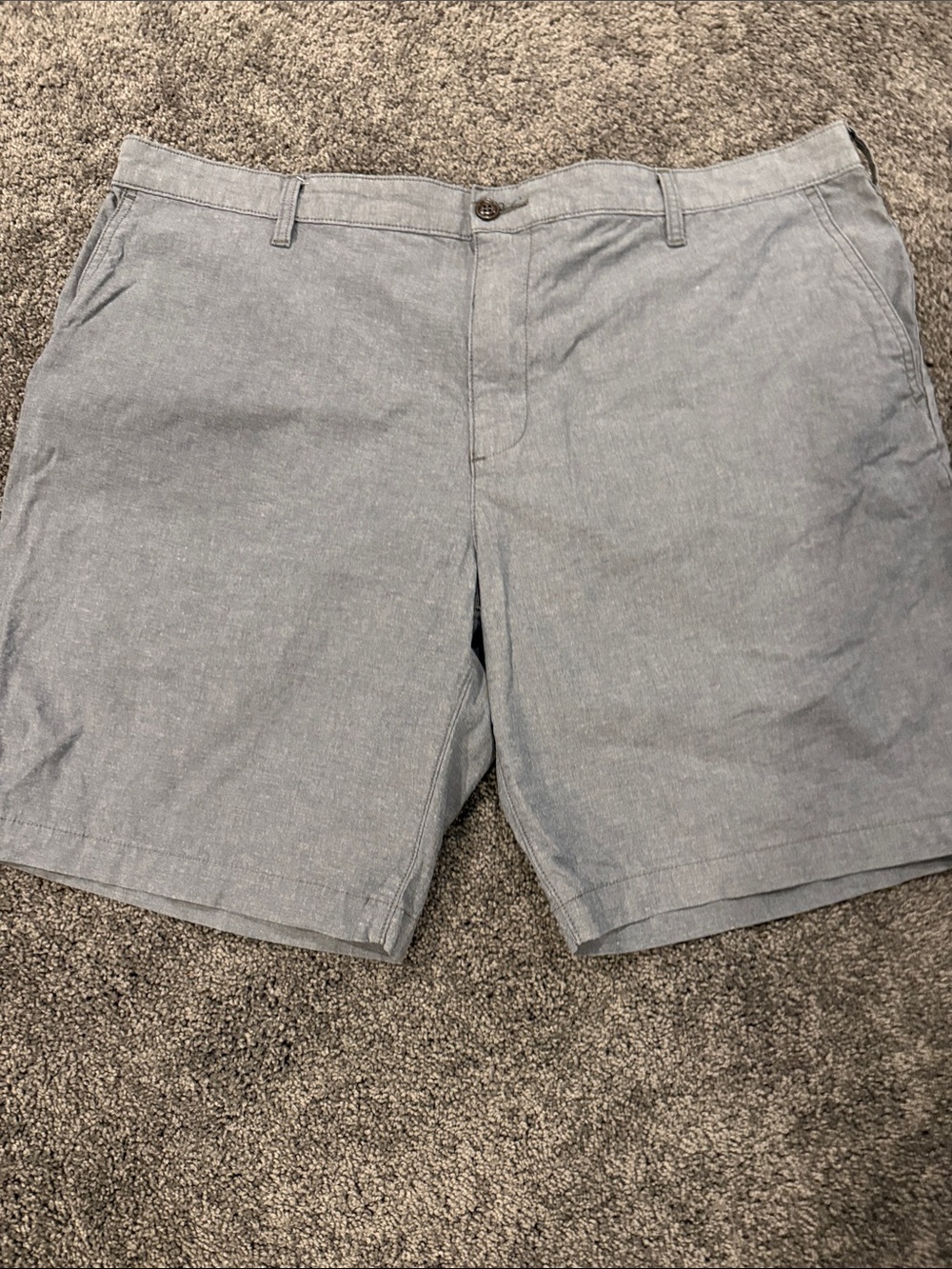 Dockers Light Gray Flat-Front Men's Shorts